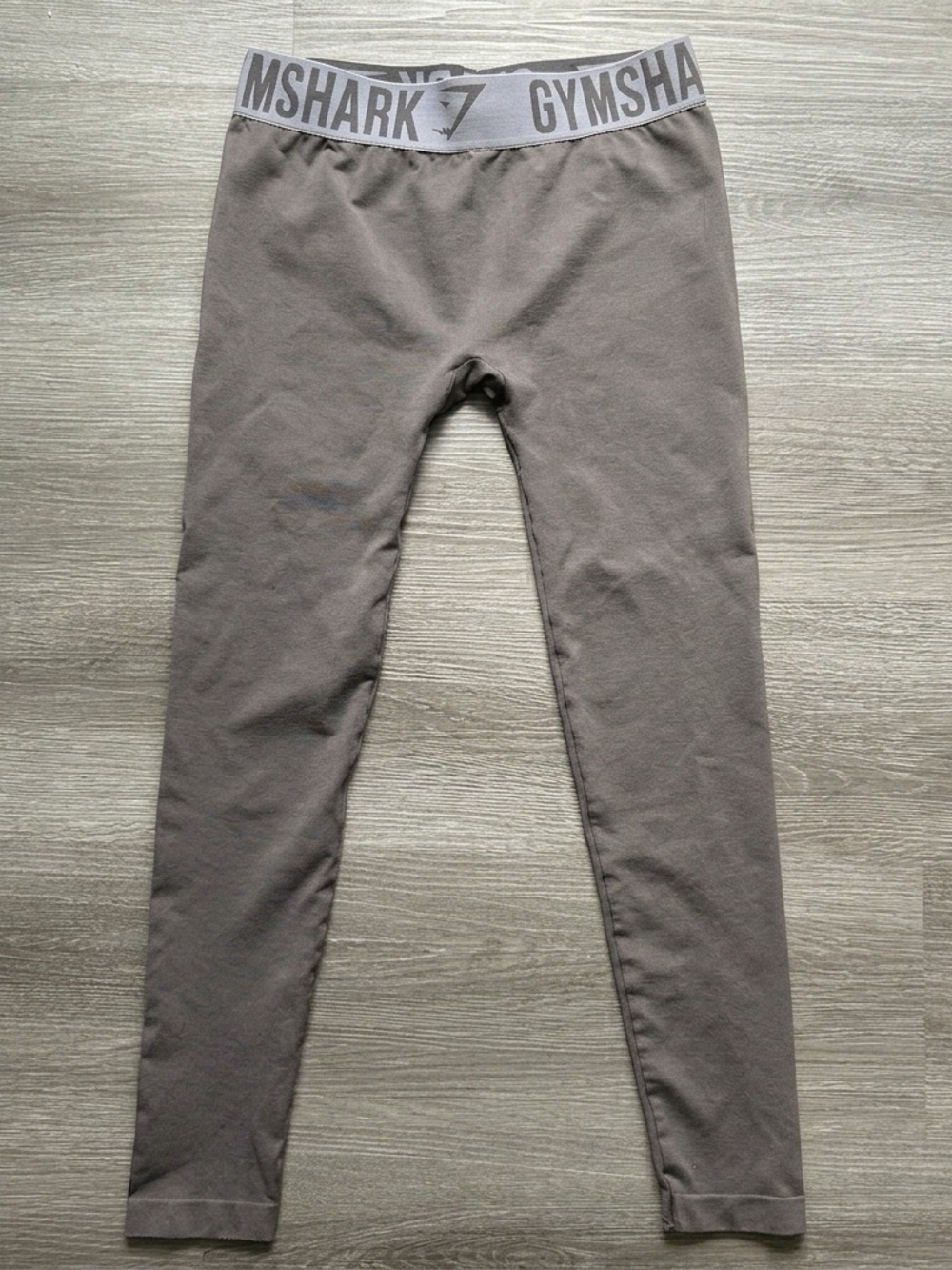 Gymshark brown/tan Leggings with Branded Waistband - size S